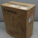 GSAFAVA 62.5" Wood Floor Lamp for Living Room Gold with Foot Switch Arc Standing Tall Lamps for Bedroom Mid Century Modern Corner Floor Lamps for Office Nursery Industrial Reading Light Room Lamp