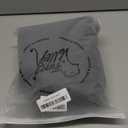 Furryvalley Faux Fur Trim Raccon Fox Fur Ribbon Craft Furry Stripe for Slippers Slides Fringe 2 Yards (Black)