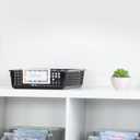 Really Good Stuff 14x10 Desktop Paper Storage Basket - Black