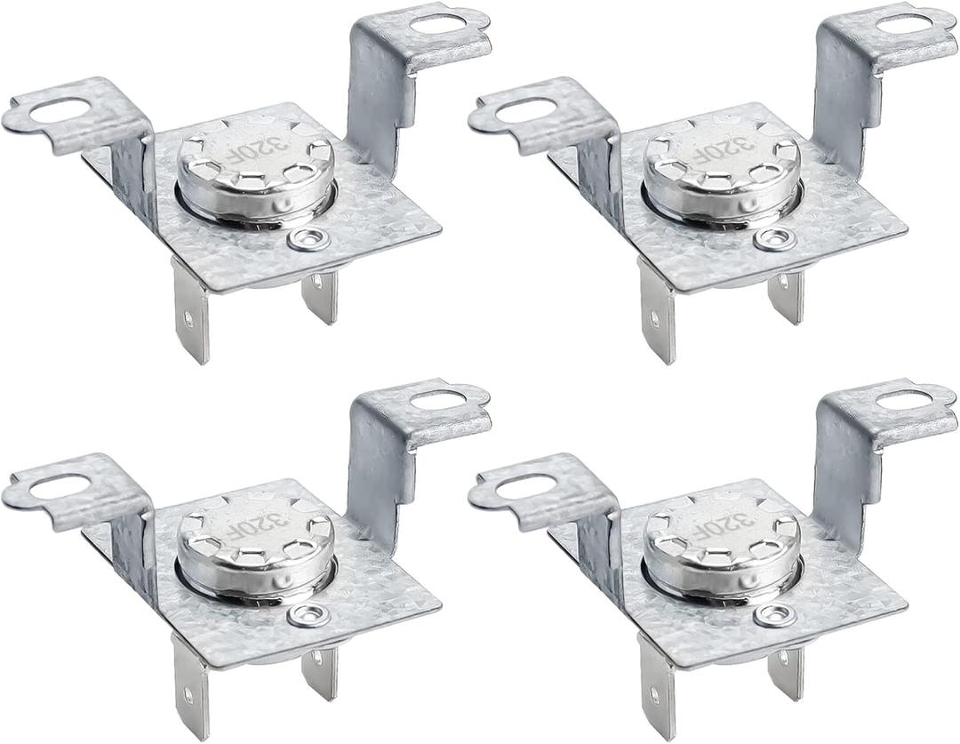 DC96-00887A Thermal Fuse Dryer Replacement by Techecook - 4 Pack DC96-00887A DC96-00887C Replacement for Sam-sung Kenmore Dryer - Replaces 35001193 AP6008689 PS11741829