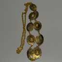 Western Belts for Woman-Cowgirl-Country-Chain-Belt (Length 51.2" (29.5"+extended chain 21.7"), Hollow-gold)