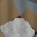 Kevin Textile Soft Plush 14x36 Inch Long Lumbar Pillow Cover 1 Pack, Luxury Fluffy Faux Fur Striped Flannel Rectangle Body Cushion Case for Couch Sofa Chair Bed Home Decor, Cream White