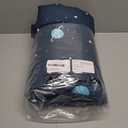 Primlect Toddler Nap Mat with Detachable Blanket and Removable Pillow, Kids Sleeping Bag 55''x35'' for Daycare Preschool Kindergarten, Toddler Sleeping Mat for Boys and Girls (Space Ship)