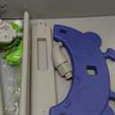 Hot Bee 5 in 1 Sports Activity Center for Toddlers, Adjustable Height Basketball Hoop, Toy Golf, Soccer Game&Ring Toss, Indoor/Outdoor Christmas Birthday Gifts for Boys&Girls Aged 3-6