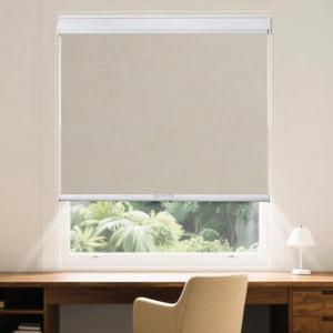 Roller Window Shades Free-Stop Cordless Blackout Blinds, Thermal Insulated Pull Down Shades for Windows, UV Protection Fabric Roller Blinds for Home Office ( 36"W x 72H , Ivory)