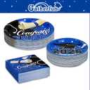 Gatherfun Graduation decorations 2026 Blue Graduation Party Plates and Napkins Disposable Paper Plates Luncheon Napkins for Congrats Grad Party Decorations, Serve 50