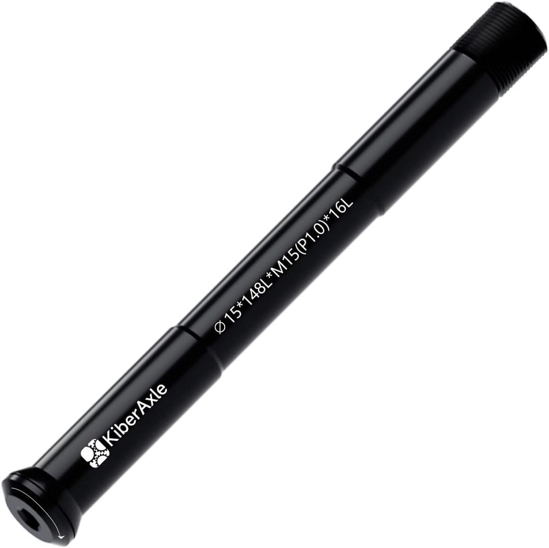 15mm Thru Axle for Magura TS4,TS6,TS8, Mountain and Road Bike Aluminum Alloy Hubs Adapter Axle, Thread Pitch: 1.0 mm Length: 148mm.