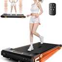 Walking Pad Treadmill, BestGod Under Desk Treadmill 330lbs Capacity, Vibration Walking Pad with Incline, Portable Treadmills for Home, Compact Treadmills Walk Pad, Running Machine with Remote Control
