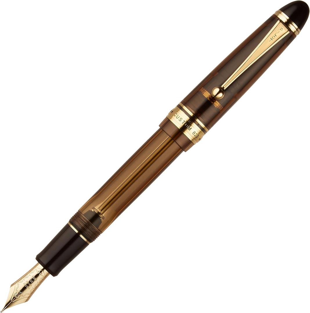 PILOT "CUSTOM 823 - Plunger Type/Transparent Brown (nib : Medium)