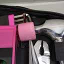 89 Piece Pink Tool kit, Ladies Hand Tool Set with Easy Carrying Round Pouch Household Tool Kit Perfect for DIY, Home Maintenance and Dorm Repair