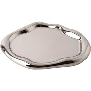 for Creative and Practical Storage Tray Store 4 Types to Choose Provide More Options Can Be Used in Home Dorm Restaurant Decorative Tray Round Home Decor Jewelry Organizing Living Room Modern