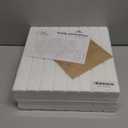 Bumusty Large Cork Board Alternative-48 x 36" Felt Bulletin Board Tiles, with 30 Pushpins, 70 Adhesive Tabs, 12-Pack Slat Wall Paneling, Cork Boards for Office Push Pin Board Felt Board-Milky White