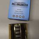 Daily Pill Organizer - (4 Times a Day) Stackable Medication Reminder - Premium Weekly AM/PM Pill Box with 7 Daily Stackable Trays and Medicine Organizer for Vitamins, Fish Oils and Supplements, Gold (1 Unit (Lot de 1))