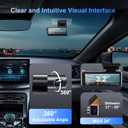 Dash Cam Front and Rear,4K UHD Dual Dash Camera for Cars,Built-in 5G WiFi GPS,64GB Card,170Wide Angle,Car Camera with 3.2" Screen,Night Vision,App Control,Loop Recording,HDR,24H Parking Mode