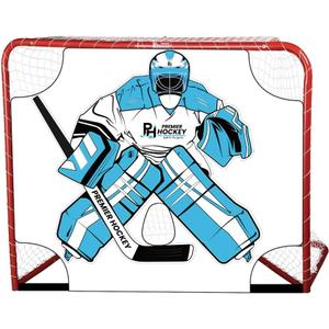 Premier Sports  Hockey Goal Shooter Tutor  for Use Only with 54 Junior Hockey Net  Street & Roller Hockey Nylon Shooting Tarp  Hockey Shooting Accuracy Training Equipment