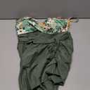 Blooming Jelly Womens One Piece Swimsuit Tummy Control Bathing Suit Gold Metal Tie Knot 2026 Swim Dress (Large, Green Tropical)