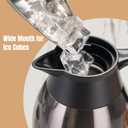 PARACITY 68oz Thermal Coffee Carafe Stainless Steel, Coffee Carafes for Keeping Hot, Double Walled Vacuum Insulated Coffee Urn for Coffee & Tea, Home & Office (Black)