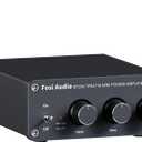 Fosi Audio BT20A Bluetooth Stereo Amplifier, 2 Channel Home Audio Component Amplifiers for Passive Speakers, Mini Class D Amp Receiver 200W for Indoor/Outdoor/Garage/Ceiling/Bookshelf Speaker