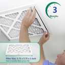6 Pack Updated 6x6x1Air Filter, pertain Merv 8 HVAC Pleated A/C Furnace Filters (Actual Size: 5.75.5x5.75.5x0.75)