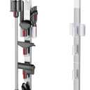 Vacuum Stand Compatible for Dyson V15 V12 V11 V10 V8 V7 V6, Bracket Made of Aviation Aluminum Alloy Material Compatible with All Handheld Cordless Vacuum Cleaners, with A Hidden Power Cord Design