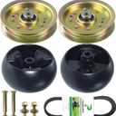 2 Pack 756-04129b Idler Pulley 4.25 with 954-04060B Belt 734-04155 Replaces 753-08171 Idler Pulley kit 756-04129C 956-04129C 756-04129 Idler Pulley 956-04129 753-08068 753-08068A