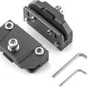 2PCS Universal Hood Light Mounting Brackets Ditch Light Brackets Adjustable Aluminum Alloy Pillar Hood Led Work Light pods Mount Bracket for Truck SUV Cars, No Drilling