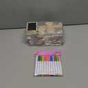 20PCS Wood Mini Chalkboard Sign and Replacement Stickers, Food Labels for Party Buffet, Blackboard for Message Board Signs, Weddings Place Cards, Birthday Party