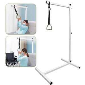 Mybow Trapeze Bar for Bed Mobility Aids, Bedside Pull Up Bar, Bed Lift for Elderly Seniors Transfer Rail, Medical Trapeze for Hospital Bed Standing Helper, Handicap Bariatric Bed Handle