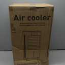 Portable Evaporative Air Cooler, Quiet Windowless Swamp Cooler with 4 Ice Packs, 2 Gallon Water Tank, Remote Control, 4 Modes & 3 Speeds, Oscillating Cooling Fan for Bedroom, Living Room and Office