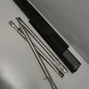 Criditpid Grill Parts for Chargriller 5050, 5650, 3001, 3030, 5072, 3008, 4000, 5252, 5050 Grill Models, Porcelain Steel Heat Plate, Burner Tube, Hanger Bracket, Electronic Igniter. (With Ignitor)