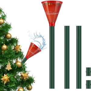 Christmas Tree Watering Funnel  39 Inch Adjustable 3-Section Design, Reusable & Spill-Free, Easy Watering for Real Christmas Trees (1 pcs)