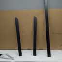 SpaceAid Washer Dryer Countertop, Laundry Wood Shelf Topper with Edge, 54" Width x 27.5" Depth Cover Guard Organizer for Washer and Dryer Laundry Hamper Counter Storage Organization (Black) (Large)