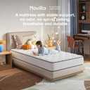 Novilla 6 Inch Twin Mattress,Bonnell Spring Hybrid Mattresses for Spine Support & Cooling Comfort - Twin Bed Mattress,Adaptive Foam Layer with Medium Firm- CertiPUR-US Certified for Youth/Guest Rooms