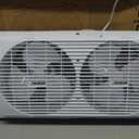 shinic 9" Dual Window Fan,Powerful Cooling,Easy Control,Fits 22.5"-33", Large