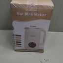 Upgraded 10-in-1 Nut Milk Maker Machine with Stainless Steel Lid, 40oz Soy Milk Maker for Almond, Oat, Coconut, Juice, Plant Based Milk Maker Blender with 18H Delay/Keep Warm/Self Cleaning