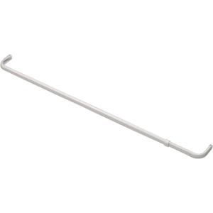 Fantasia 28-48 inch Adjustable Width Single Curtain Rod for windows with Brackets & Hardware - Easy to Install