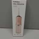 Electric Water Flosser Cordless for Teeth 3 Modes 4 Jet Tips Cleaning and Flossing Water Dental Portable Floss Irrigator Oral Water Flossed Rechargeable Tonsil Stone Travel Adults