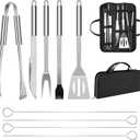 BBQ Utensil Set Stainless Steel Professional Barbecue Accessories Grill Tool with Bag Easy to Carry