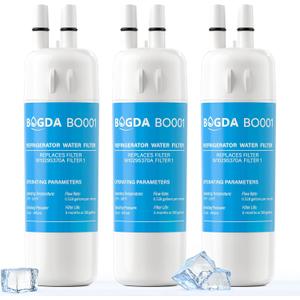BOGDA W10295370A Water Filter Replacement Compatible with Whirlpool, Kenmore, and Maytag Replaces EDR1RXD1, WHR1RXD1, Filter 1, KAD1RXD1, P8RFWB2L, P8WB2L, P4RFWB, P5WB2L, 46-9081, 9930, 3 Packs