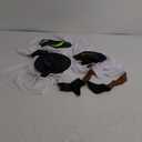 JOYIN 23.6'' 3PCS Halloween Hanging Ghosts Decorations Outdoor, Blue Hanging Light Up Ghost Decor with Witch Hat & Timer, Halloween Decorations for Yard Patio Tree Garden Outside Haunted House Party