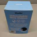 2 x Wine2Go Diamond Silicone Wine Glasses 2PK