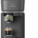 Philips Baristina Espresso Machine, Grind, Tamp & Brew Coffee Beans in One Swipe, Compact, 16 Bar Pump Pressure, Automatic Grinder, Black with Natural Green Portafilter (BAR321/64)