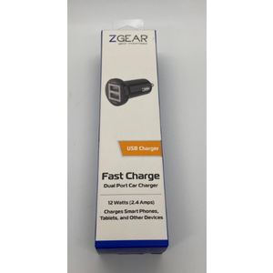 Fast Charge Dual Port Car Charger