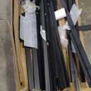 ZIYOO Metal King Size Bed Frame with Vintage Headboard and Footboard, 18 Inch High, Heavy Duty 3500 Pounds Support No Box Spring Needed Platform, Non-Slip and Noise-Free, Easy Assembly Black