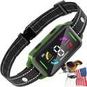 Ultrasonic Dog Bark Collar, Bark Collar for Large Medium Small Dogs, Automatic Stop Bark Collar, IP67 Waterproof & Rechargeable Anti Bark Collar for Dogs with 8 Sensitivity & 4 Modes Beep Vibration