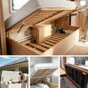 28 Inch 300Lbs 1334N Gas Struts for Heavy Lid, RV Bed Heavy-Duty Underbed Storage Box Floor Hatch Trailer Trap Door Truck Tonneau Cover, DIY Gas Lift Shocks Kit with L Mount Brackets, 2 Pcs by IAQWE