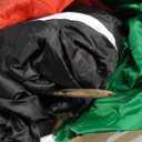 Leyndo 10 FT Christmas Inflatable Santa Claus on Rocket Outdoor Blow Up Decoration with LED Lights Animated Christmas Decoration for Cute Xmas for Holiday Party Yard Garden Lawn Decor