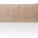 StangH Pregnancy Pillow Cover, Nursery Soft Velvet Body Pillowcase, King Size Zippered Long Pillowcase Cover for Kids/Toddler, Blush Beige, 20 x 54 inches, 1 Pc