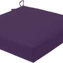 QILLOWAY Outdoor Chair Cushion Set with Strings,Replacement Outdoor Cushions for Patio Furniture.(Purple)-Sets of 2