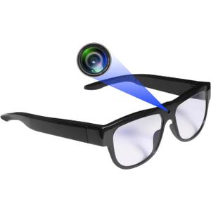 Camera Wearable Video Recording Glasses 1080p - Outdoor Sports Camera Glasses with 32GB Memory Card